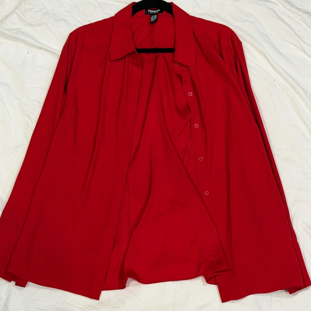 Express Red Women's Blouse